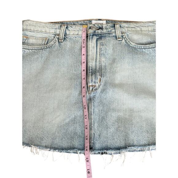 Hudson Denim Mini Skirt – Women’s 29 Distressed Raw Hem (New) - Picture 10 of 10